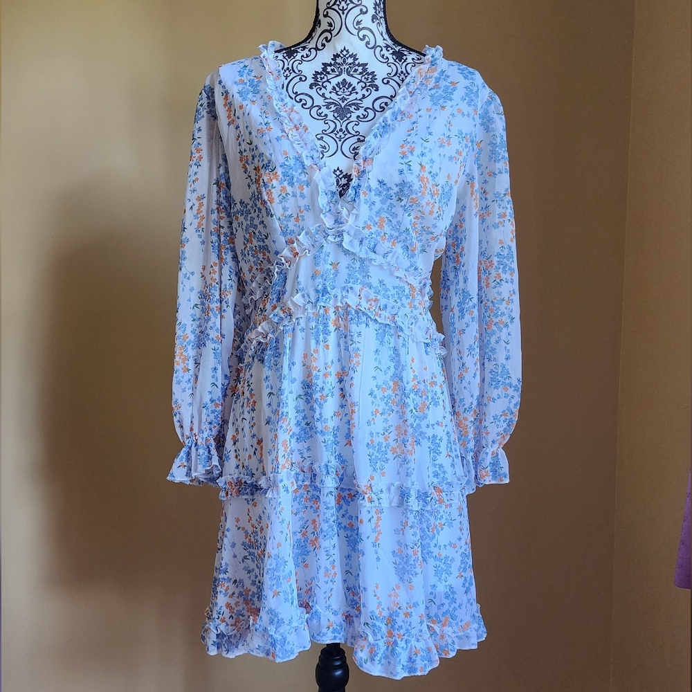 Floral Long Sleeve Dress